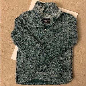 BRAND NEW Boxercraft fuzzy jacket. Beautiful green